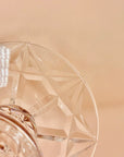 Rare antique Stuart cut crystal candle holders
