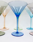 1960s HARLEQUIN MARTINI GLASSES