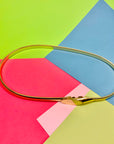 Rare 1970s gold plated Bijoux mesh hook belt
