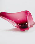 Extremely rare MCM Japanese cased pink sommerso glass bowl