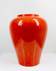 70s WEST GERMAN ORANGE POTTERY VASE