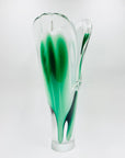 PAUL KEDELV COQUILLE SCULPTURAL GLASS VASE