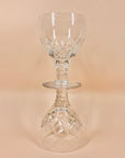 Antique Stuart short stem crystal wine glasses