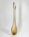 Extremely rare large Swedish MCM light brown sommerso glass Viking vase