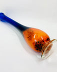 Vintage mouth blown art glass Outback series vase by Australian artist Eamonn Vereker