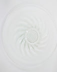 Large MCM pressed glass serving plate