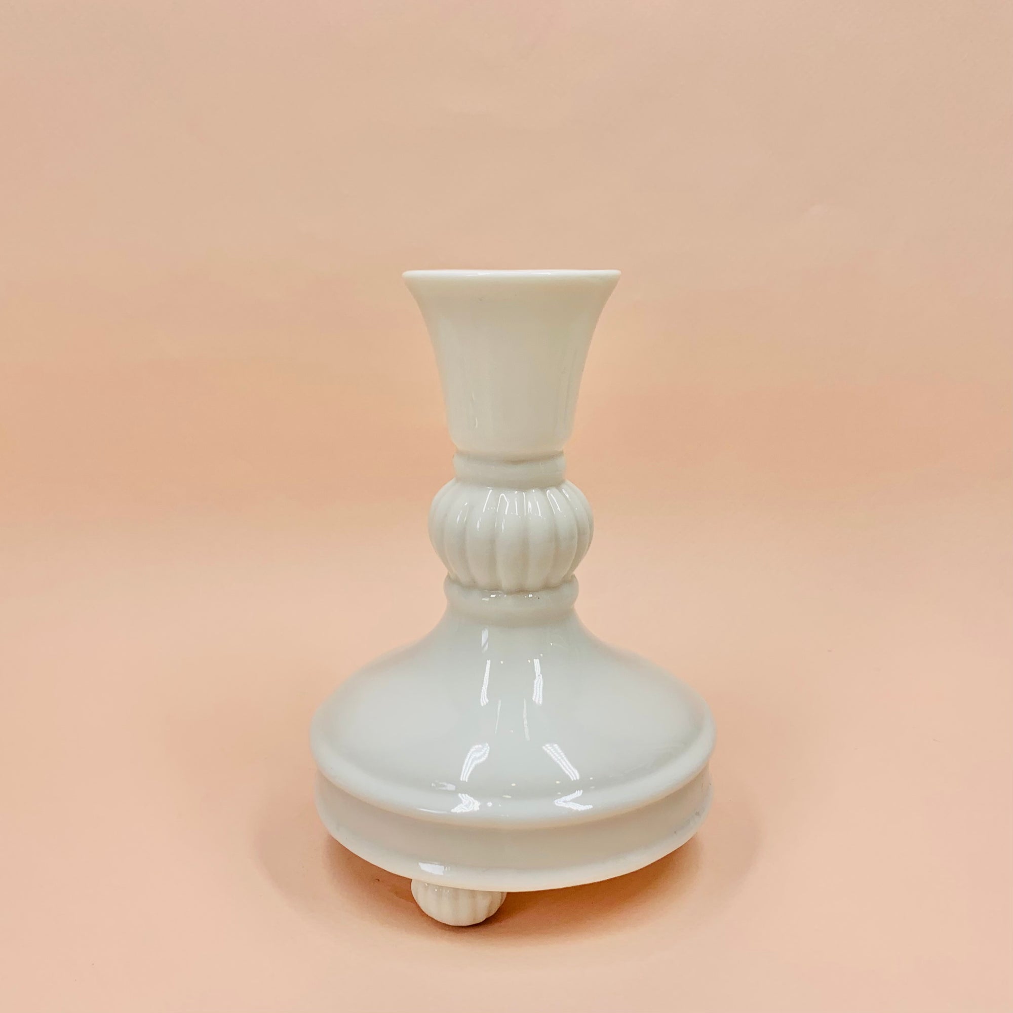 Vintage Villeroy & Boch white porcelain candle holder
