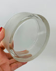 Antique Lalique Dahlia frosted glass lidded box