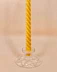 Rare antique Stuart cut crystal candle holders