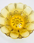 Antique depression amber glass salad/fruit bowl