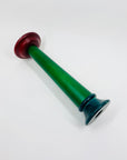 80s Memphis tall wooden candle holder