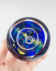 Space Age Murano cosmic glass paperweight