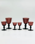ANTIQUE PEKING AMETHYST GLASSES