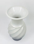 Rare vintage West German grey gradient pottery vase