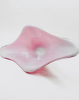 Extremely rare MCM Japanese cased pink sommerso glass bowl