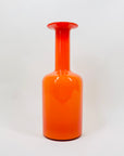 ORANGE GLASS GULVASE