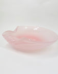 1950s PINK MURANO OPALESCENT GLASS SHELL BOWL
