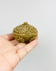 Antique Chinese hand carved soapstone snuff box
