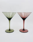 Rare MCM harlequin martini glasses