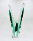 PAUL KEDELV COQUILLE SCULPTURAL GLASS VASE