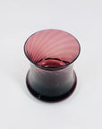 Vintage amethyst glass vase/candle lantern