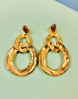 1970s costume figure 8 drop earrings