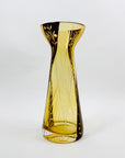 Antique Art Deco ruby enamel citrine glass hyacinth vase by Karl Palda