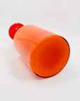 ORANGE GLASS GULVASE