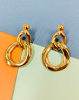 1970s costume figure 8 drop earrings