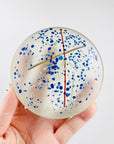 Signed vintage satin art glass paperweight