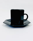 GLASS COFFEE CUP SET