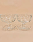 Rare antique Waterford cut crystal dessert bowls/coupe