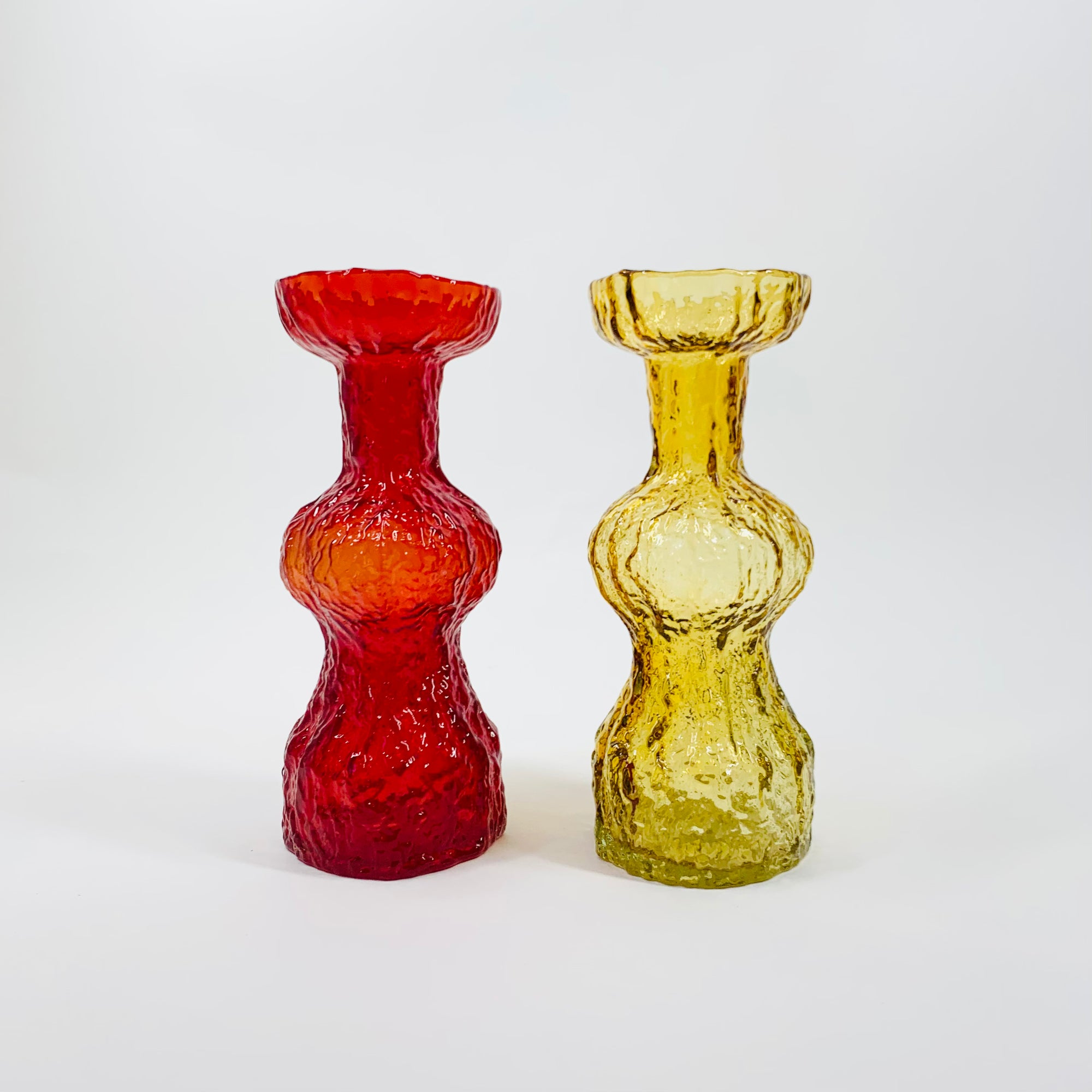 JAPANESE BARK GLASS VASE/CANDLE HOLDER