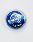 Space Age Murano cosmic glass paperweight