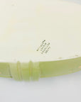 Large Midcentury Pates Australia yellow drip glaze pottery trough vase