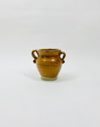 Midcentury hand glazed Australian stonewash mini pottery amphora