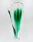 PAUL KEDELV COQUILLE SCULPTURAL GLASS VASE