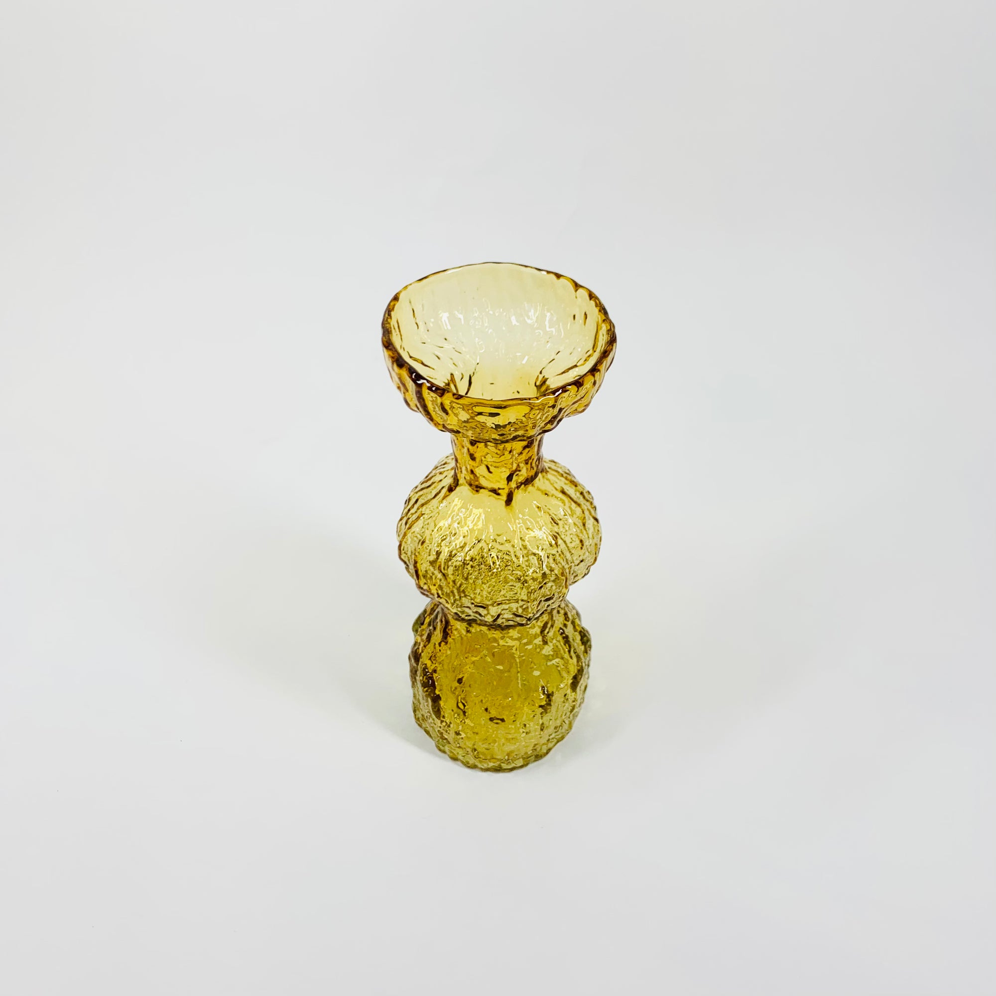 JAPANESE BARK GLASS VASE/CANDLE HOLDER