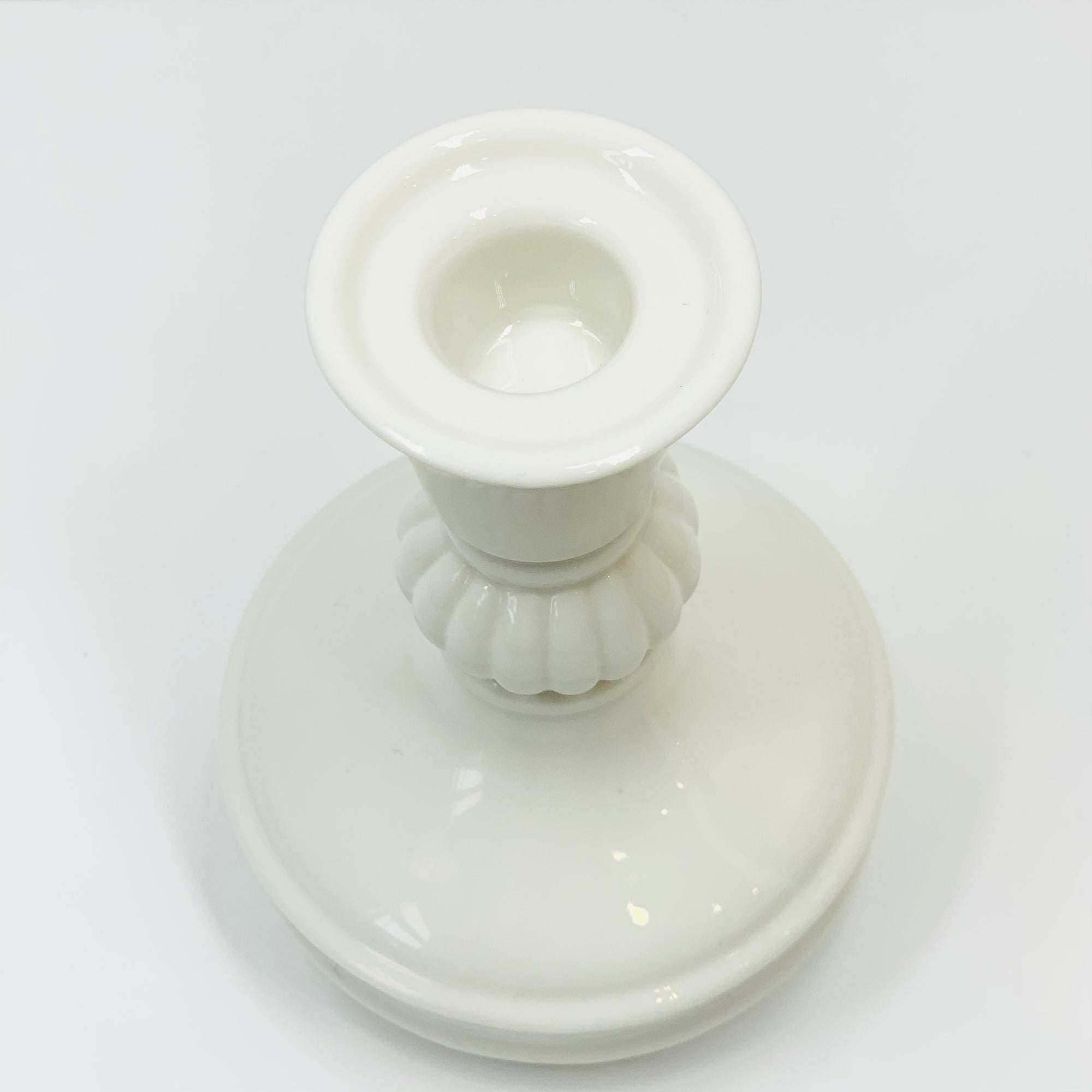 Vintage Villeroy & Boch white porcelain candle holder