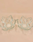 MCM Ravenhead ice glass candle holder