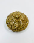 Antique Chinese hand carved soapstone snuff box