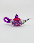 Vintage abstract art glass tea pot paperweight