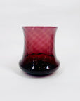 Vintage amethyst glass vase/candle lantern