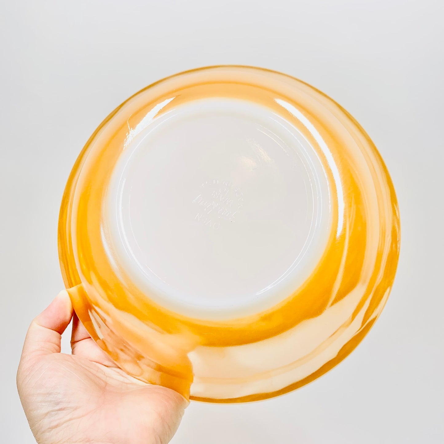 Rare vintage American Fire King lustreware glass serveware
