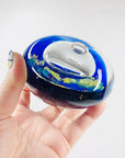Space Age Murano cosmic glass paperweight