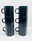 GLASS COFFEE CUP SET