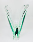 PAUL KEDELV COQUILLE SCULPTURAL GLASS VASE