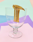Extremely rare stunning 1940s triple gold plated brooch with glass paste diamontes tassels