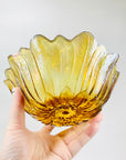1940s carnival pressed glass flower bowl