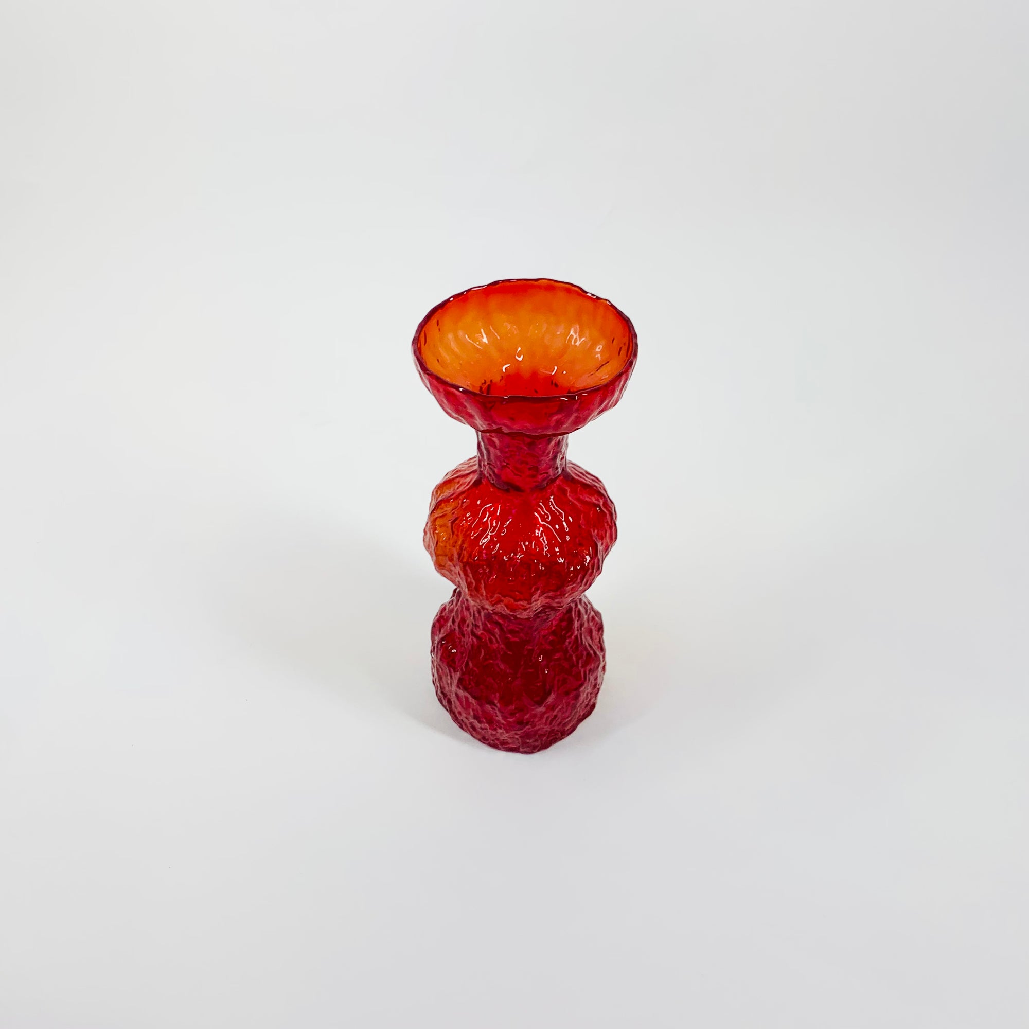JAPANESE BARK GLASS VASE/CANDLE HOLDER